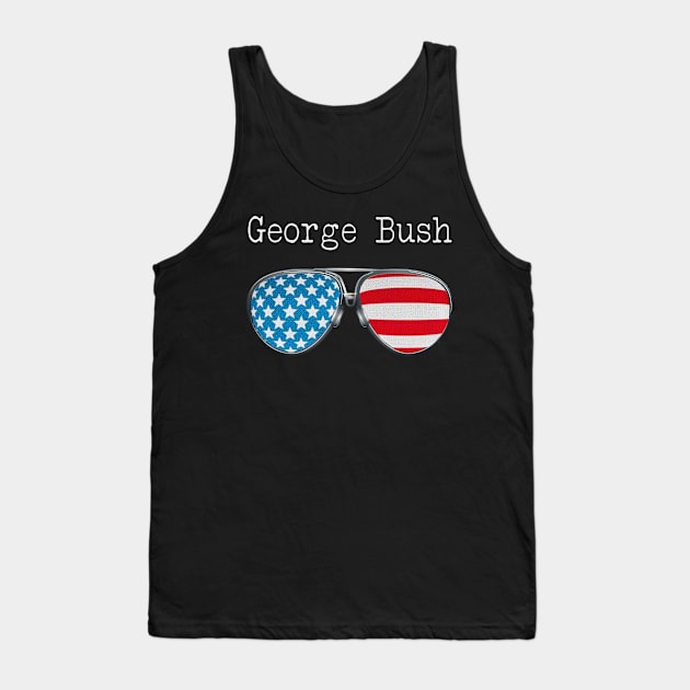 AMERICA PILOT GLASSES GEORGE BUSH Tank Top by SAMELVES